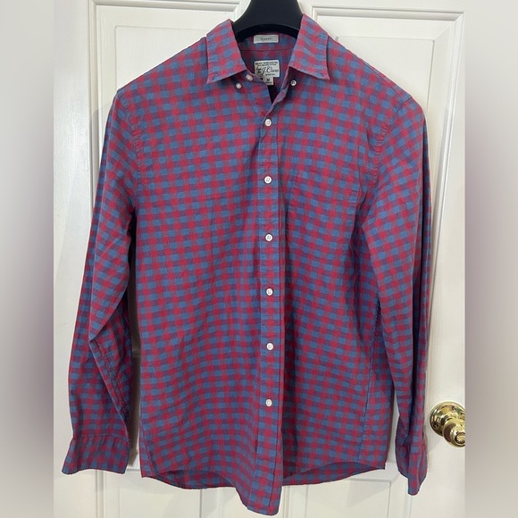 J. Crew Other - J. Crew Men’s Medium Classic Fit Secret Wash Gingham Check Shirt
